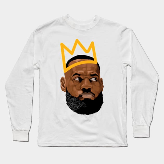 KING JAMES Long Sleeve T-Shirt by BlessedPrints